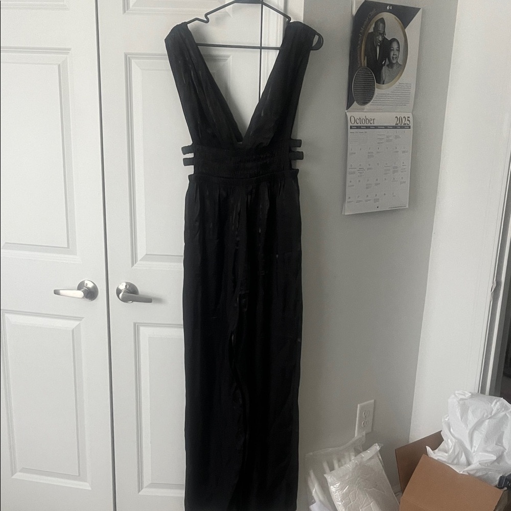 Elegant Black Evening Jumpsuit